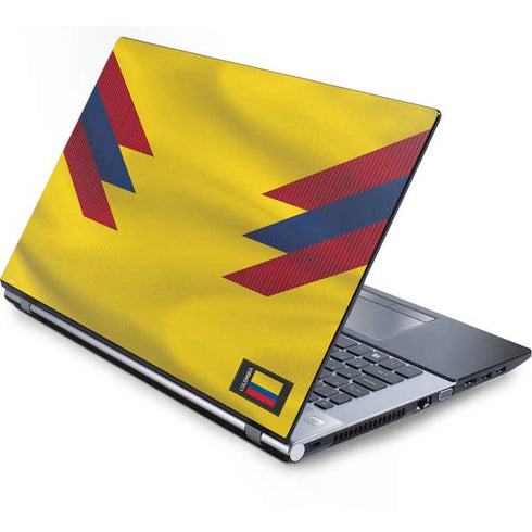 Colombia Soccer Flag Generic Laptop Skin