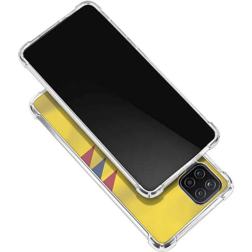 Colombia Soccer Flag Galaxy A12 Clear Case