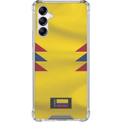 Colombia Soccer Flag Galaxy A15 5G Clear Case