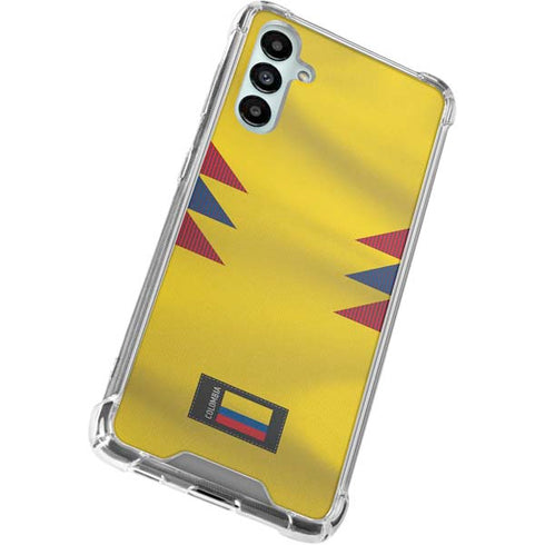 Colombia Soccer Flag Galaxy A15 5G Clear Case