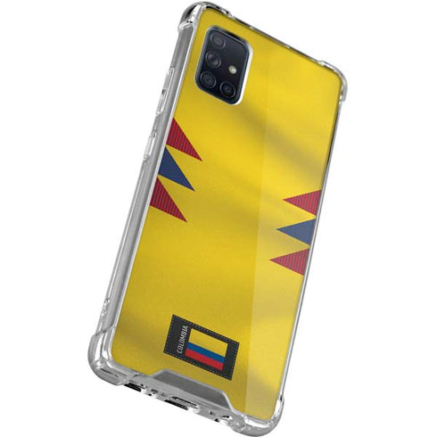Colombia Soccer Flag Galaxy A51 5G Clear Case
