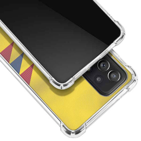 Colombia Soccer Flag Galaxy A52 5G Clear Case