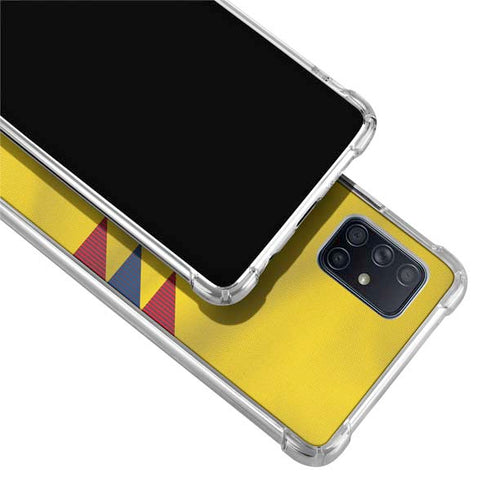 Colombia Soccer Flag Galaxy A71 5G Clear Case