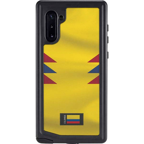 Colombia Soccer Flag Galaxy Note 10 Waterproof Case