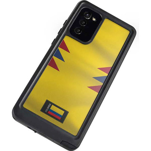 Colombia Soccer Flag Galaxy Note20 5G Waterproof Case