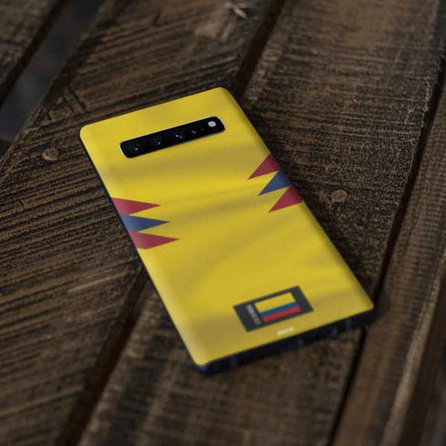 Colombia Soccer Flag Galaxy S10 Skin