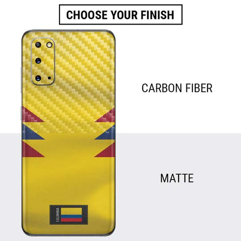 Colombia Soccer Flag Galaxy S20 Skin