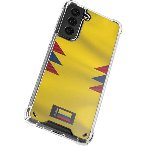 Colombia Soccer Flag Galaxy S21 5G Clear Case