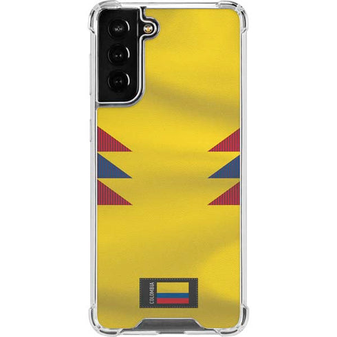 Colombia Soccer Flag Galaxy S22 Plus Clear Case