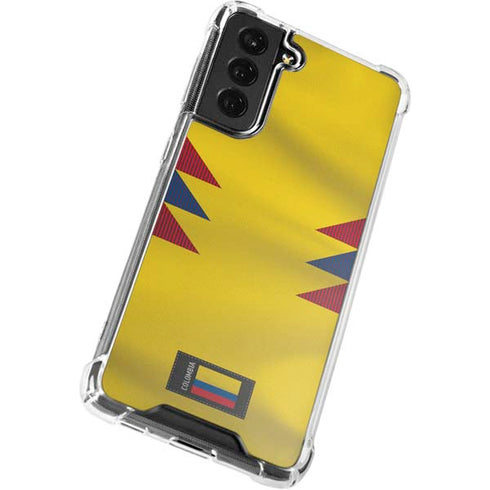 Colombia Soccer Flag Galaxy S22 Plus Clear Case