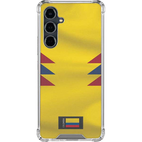 Colombia Soccer Flag Galaxy S23 FE Clear Case