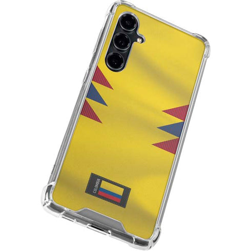 Colombia Soccer Flag Galaxy S23 FE Clear Case