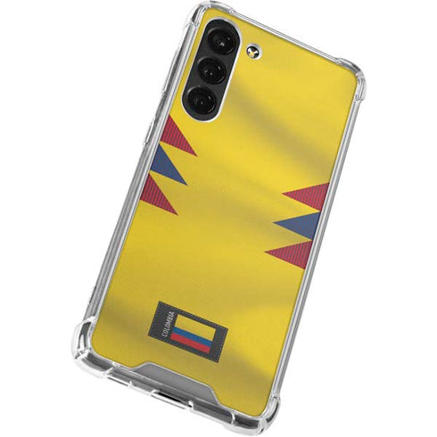 Colombia Soccer Flag Galaxy S23 Plus Clear Case