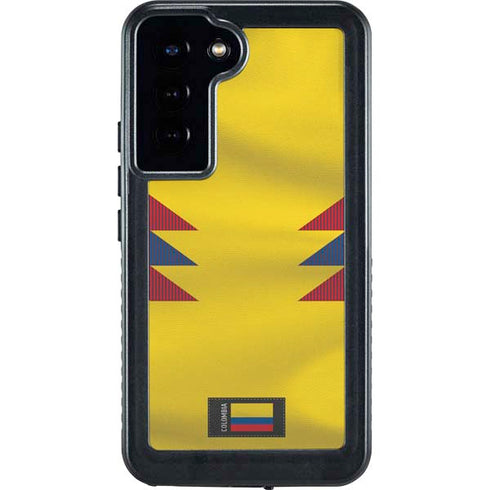 Colombia Soccer Flag Galaxy S23 Plus Waterproof Case