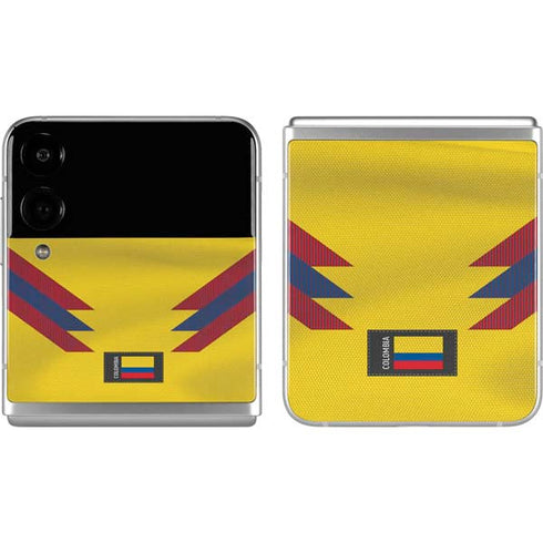 Colombia Soccer Flag Galaxy Z Flip4 5G Skin
