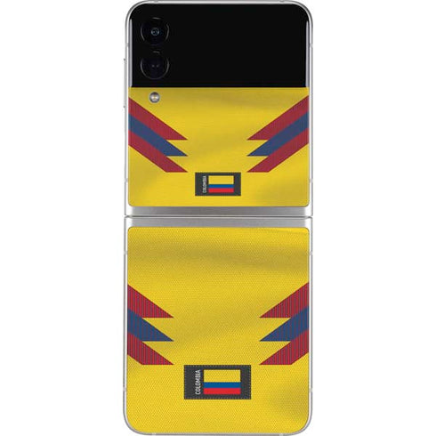 Colombia Soccer Flag Galaxy Z Flip4 5G Skin