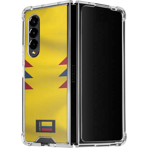 Colombia Soccer Flag Galaxy Z Fold4 5G Clear Case