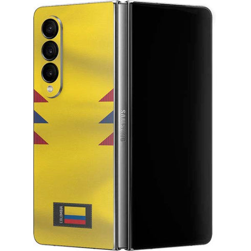Colombia Soccer Flag Galaxy Z Fold4 5G Skin