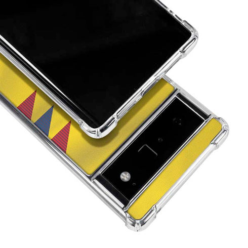 Colombia Soccer Flag Google Pixel 6 Clear Case