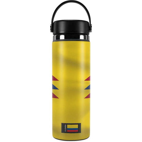 Colombia Soccer Flag Hydro Flask 20oz Wide Mouth Skin
