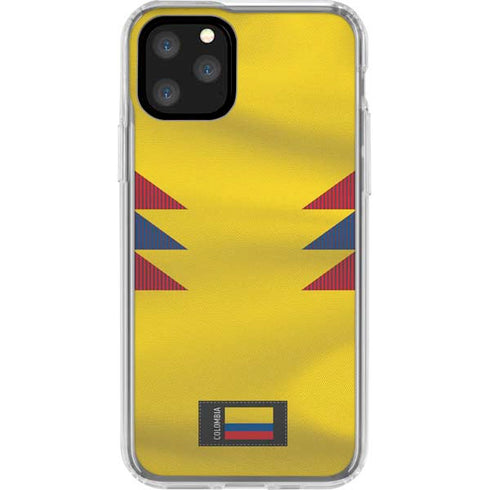 Colombia Soccer Flag iPhone 11 Pro Clear Case