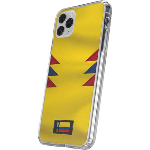 Colombia Soccer Flag iPhone 11 Pro Clear Case