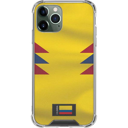 Colombia Soccer Flag iPhone 11 Pro Max Clear Case