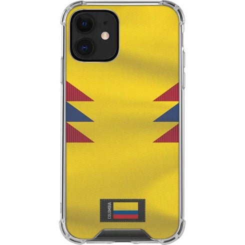 Colombia Soccer Flag iPhone 12 Clear Case