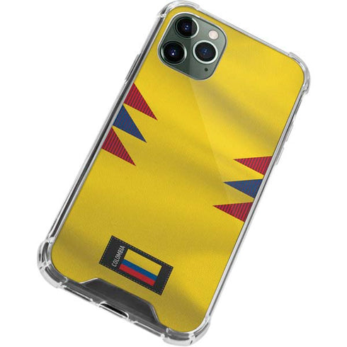 Colombia Soccer Flag iPhone 12 Pro Clear Case