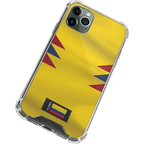 Colombia Soccer Flag iPhone 12 Pro Max Clear Case