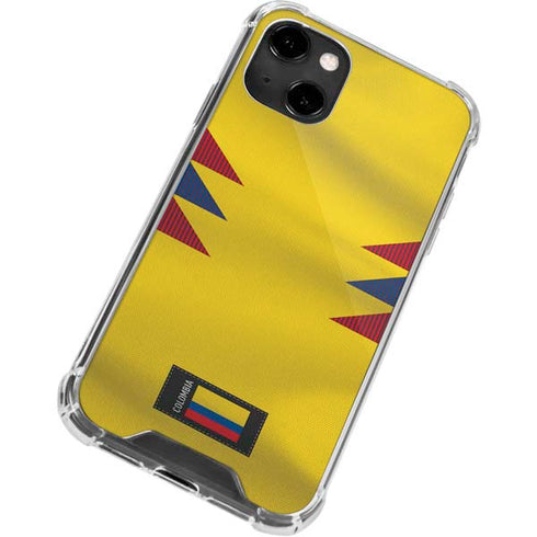 Colombia Soccer Flag iPhone 13 Clear Case