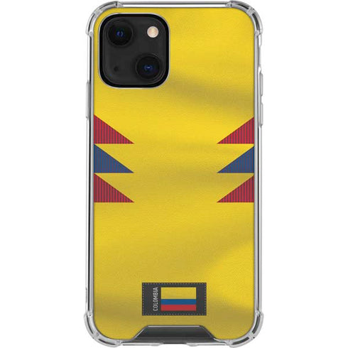 Colombia Soccer Flag iPhone 13 Mini Clear Case