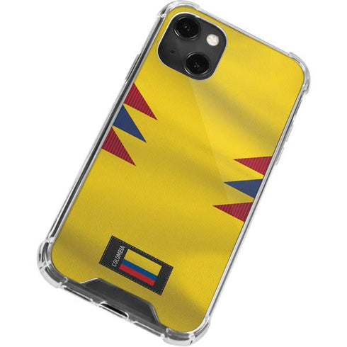 Colombia Soccer Flag iPhone 13 Mini Clear Case