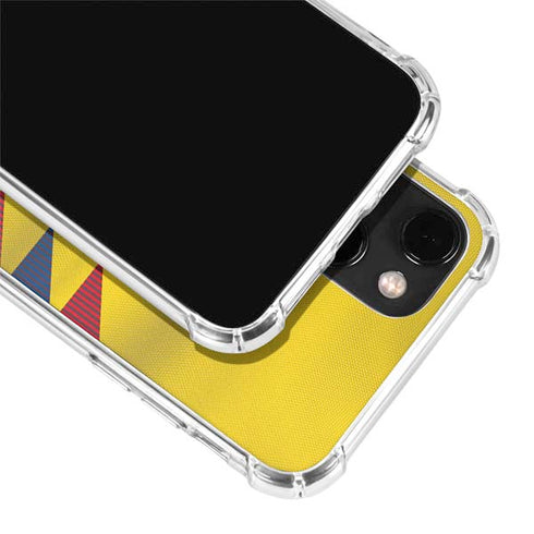 Colombia Soccer Flag iPhone 14 Clear Case