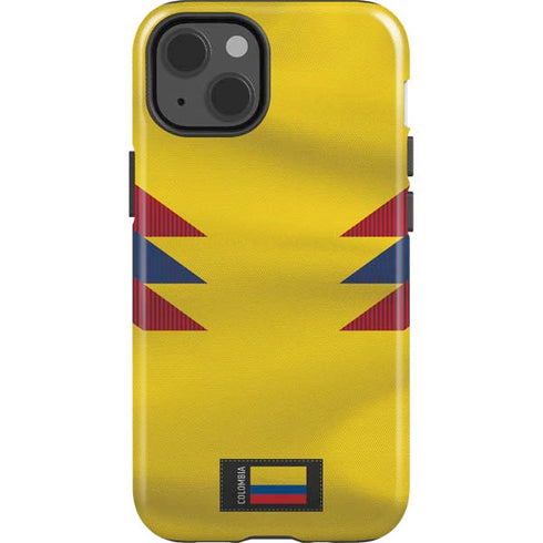 Colombia Soccer Flag iPhone 15 Impact Case
