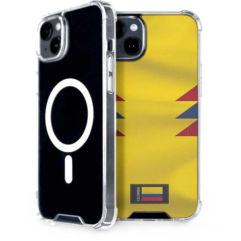Colombia Soccer Flag iPhone 15 Plus MagSafe Case