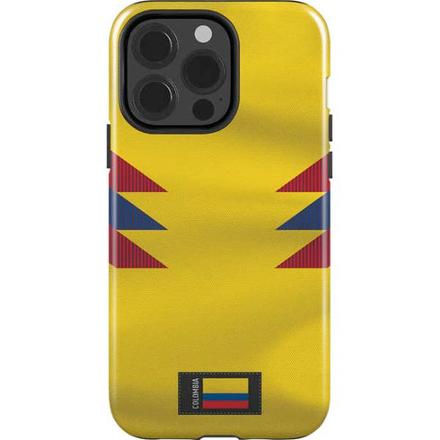 Colombia Soccer Flag iPhone 14 Pro Impact Case