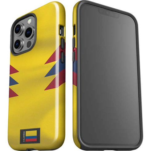 Colombia Soccer Flag iPhone 14 Pro Impact Case