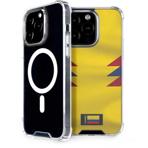 Colombia Soccer Flag iPhone 15 Pro MagSafe Case