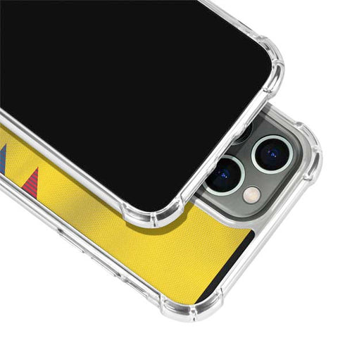 Colombia Soccer Flag iPhone 14 Pro Max Clear Case