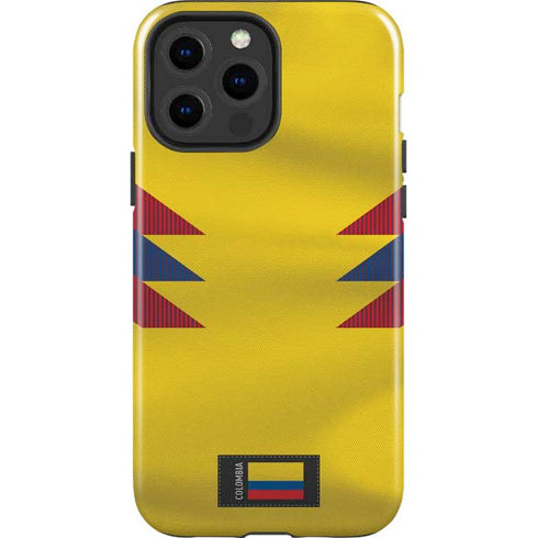 Colombia Soccer Flag iPhone 15 Pro Max Impact Case