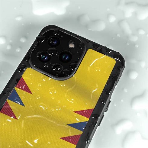 Colombia Soccer Flag iPhone 14 Pro Max Waterproof Case