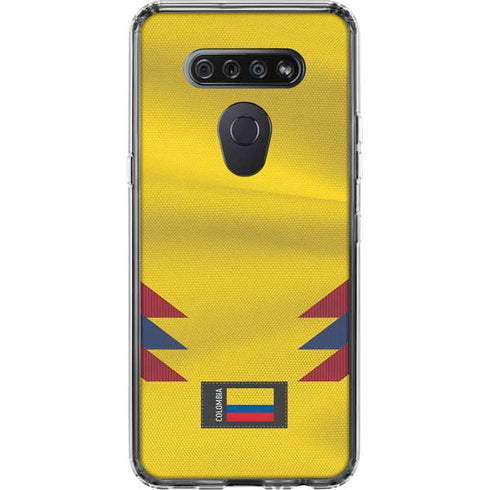 Colombia Soccer Flag LG K51/Q51 Clear Case