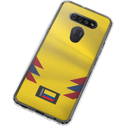 Colombia Soccer Flag LG K51/Q51 Clear Case