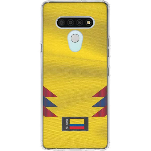 Colombia Soccer Flag LG Stylo 6 Clear Case