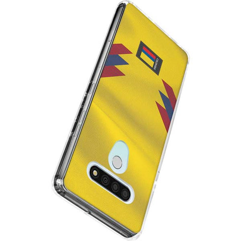 Colombia Soccer Flag LG Stylo 6 Clear Case