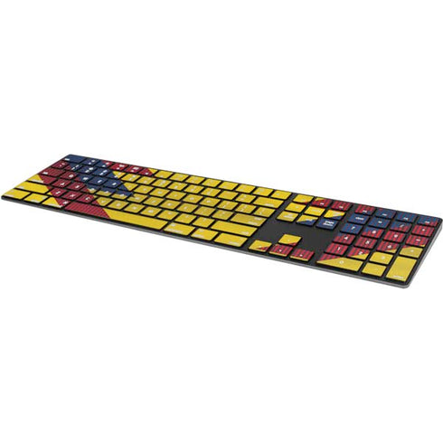 Colombia Soccer Flag Magic Keyboard with Numeric Keypad Skin