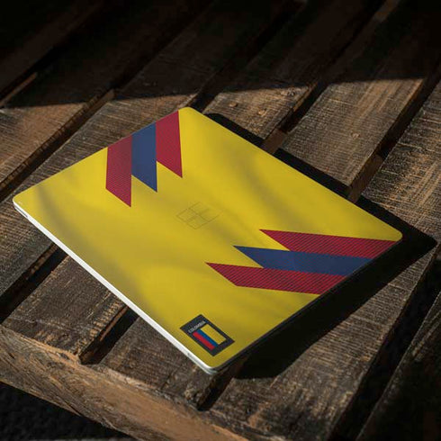 Colombia Soccer Flag Surface Laptop 3 13.5in Skin