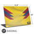 Colombia Soccer Flag Universal Laptop 17in (13.8 x 10in) Skin