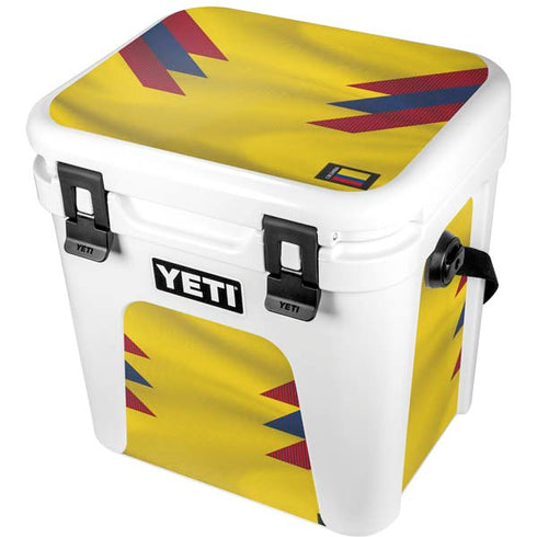 Colombia Soccer Flag YETI Roadie 24 Hard Cooler Skin